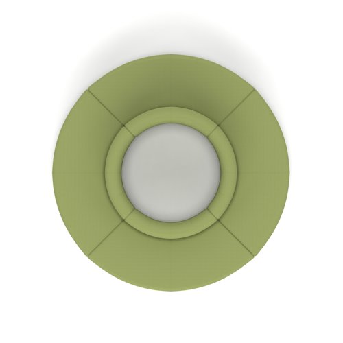 Mawsley Modular Seating Set Circular island Low Back in Era - Endurance