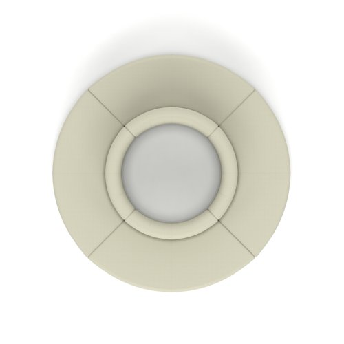 Mawsley Modular Seating Set Circular island Low Back in Era - Futurist