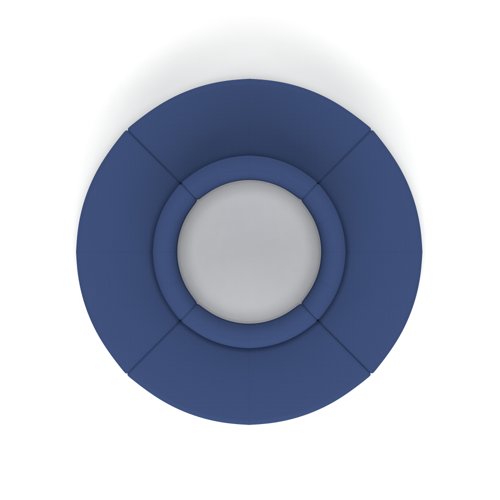 Mawsley Modular Seating Set Circular island Low Back in Era - Perennial