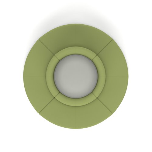 Mawsley Modular Seating Set Circular island High Back in Era - Endurance