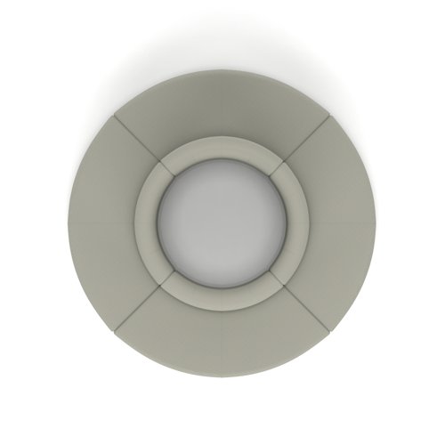 Mawsley Modular Seating Set Circular island High Back in Era - Generation