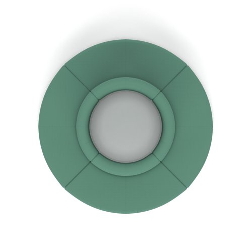 Mawsley Modular Seating Set Circular island High Back in Era - Rest