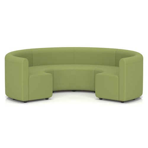 Mawsley Modular Seating Set Circular Booth Low Back in Era - Endurance