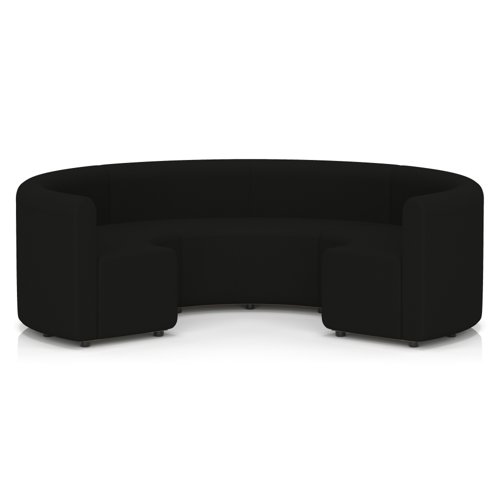 Mawsley Modular Seating Set Circular Booth Low Back in Era - Forward