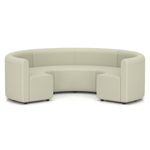 Mawsley Modular Seating Set Circular Booth Low Back in Era - Futurist
