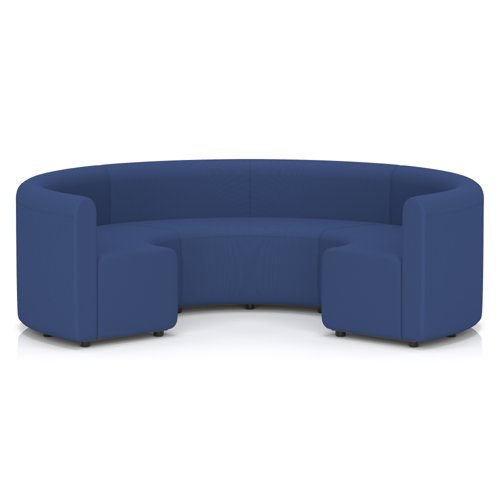 Mawsley Modular Seating Set Circular Booth Low Back in Era - Perennial