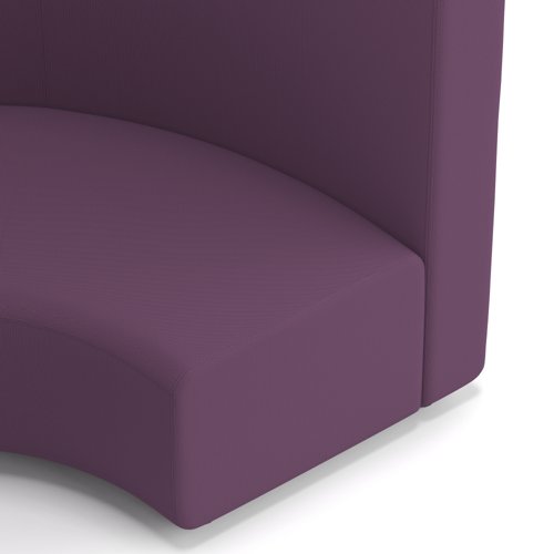 Mawsley Modular Seating Set Circular Booth High Back in Era - Prime