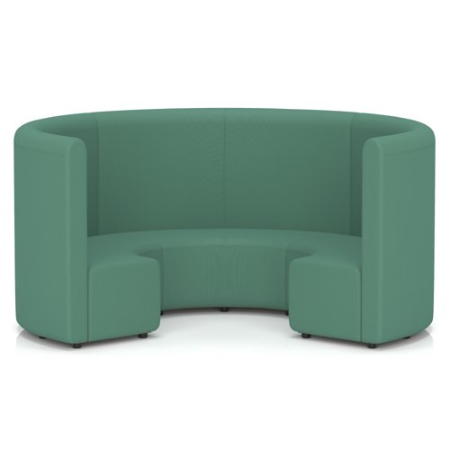 Mawsley Modular Seating Set Circular Booth High Back in Era - Rest