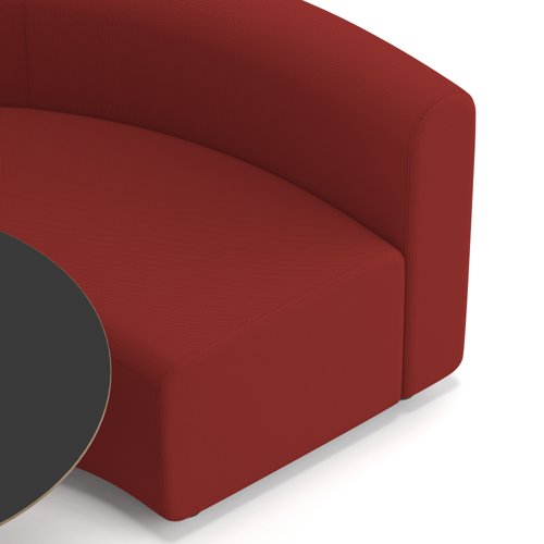 Mawsley Modular Seating Set Circular Booth Low Back With Black Table in Era - Extent