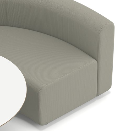 Mawsley Modular Seating Set Circular Booth Low Back With White Table in Era - Generation