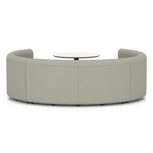 Mawsley Modular Seating Set Circular Booth Low Back With White Table in Era - Generation