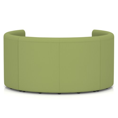 Mawsley Modular Seating Set Circular Booth High Back With Black Table in Era - Endurance