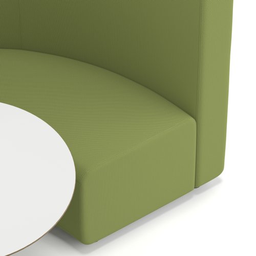 Mawsley Modular Seating Set Circular Booth High Back With White Table in Era - Endurance