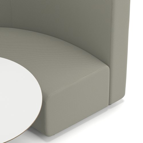 Mawsley Modular Seating Set Circular Booth High Back With White Table in Era - Generation