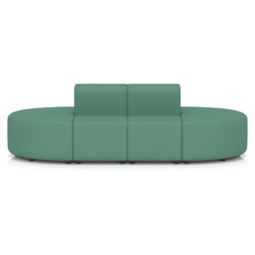 Mawsley Modular Seating Set Capsule Island Low Back 8 Seater in Era - Rest