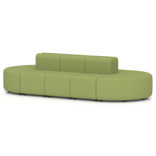 Mawsley Modular Seating Set Capsule Island Low Back 10 Seater in Era - Endurance