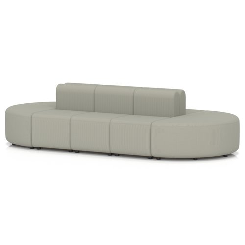 Mawsley Modular Seating Set Capsule Island Low Back 10 Seater in Era - Generation