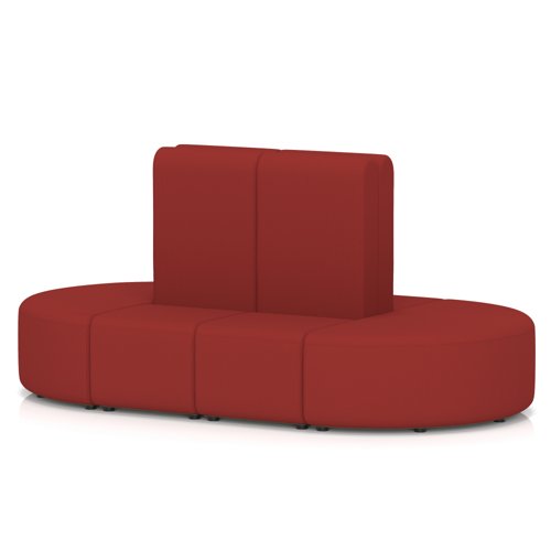 Mawsley Modular Seating Set Capsule Island High Back 8 Seater in Era - Extent