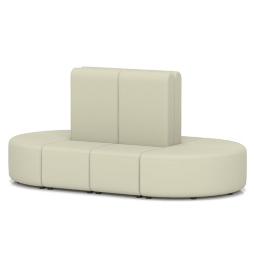 Mawsley Modular Seating Set Capsule Island High Back 8 Seater in Era - Futurist