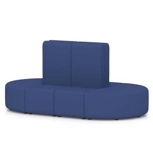 Mawsley Modular Seating Set Capsule Island High Back 8 Seater in Era - Perennial