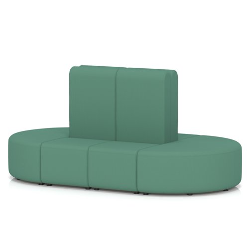 Mawsley Modular Seating Set Capsule Island High Back 8 Seater in Era - Rest