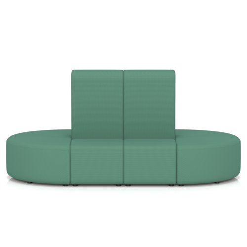 Mawsley Modular Seating Set Capsule Island High Back 8 Seater in Era - Rest