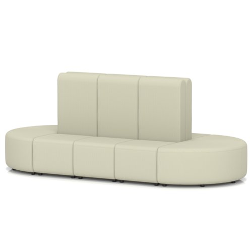 Mawsley Modular Seating Set Capsule Island High Back 10 Seater in Era - Futurist