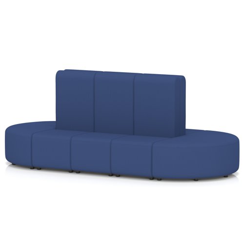 Mawsley Modular Seating Set Capsule Island High Back 10 Seater in Era - Perennial