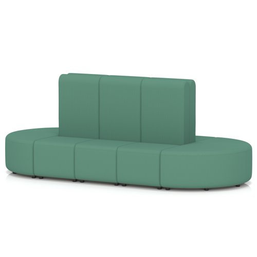 Mawsley Modular Seating Set Capsule Island High Back 10 Seater in Era - Rest