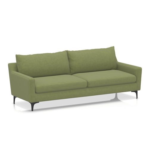 Emmy Cushioned 3 Seater Sofa In Capri - Beetle