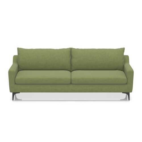 Emmy Cushioned 3 Seater Sofa In Capri - Beetle