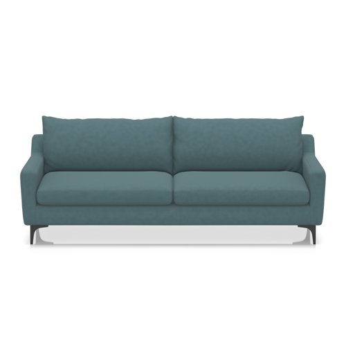 Emmy Cushioned 3 Seater Sofa In Capri - Daydream