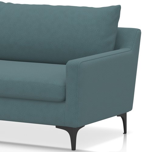 Emmy Cushioned 3 Seater Sofa In Capri - Daydream