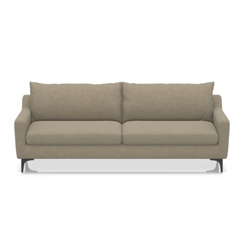 Emmy Cushioned 3 Seater Sofa In Capri - Otter