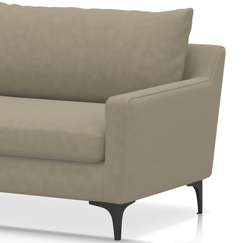 Emmy Cushioned 3 Seater Sofa In Capri - Otter