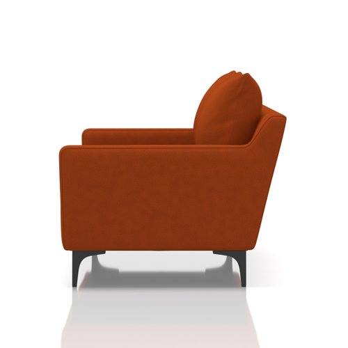 Emmy Cushioned 3 Seater Sofa In Capri - Sahara