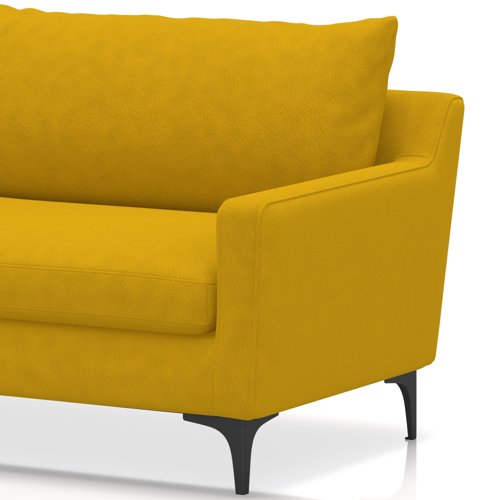 Emmy Cushioned 3 Seater Sofa In Capri - Sunburst
