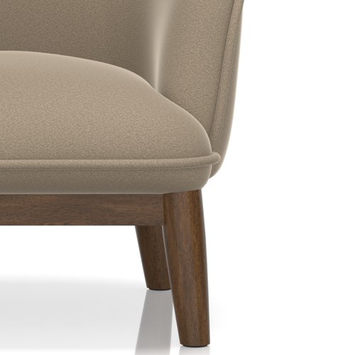 Lulu Accent Chair In Capri - Otter