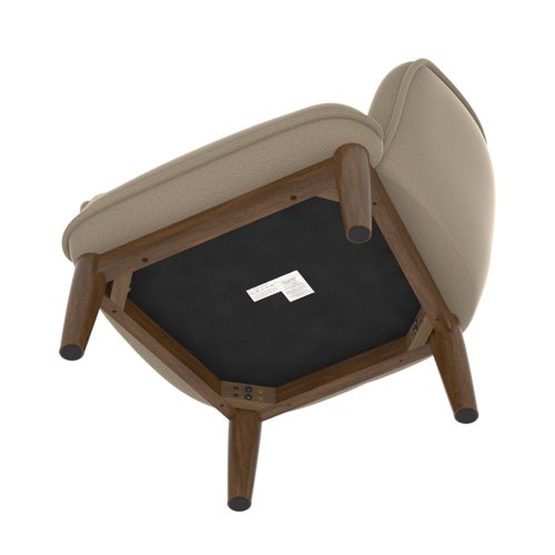 Lulu Accent Chair In Capri - Otter
