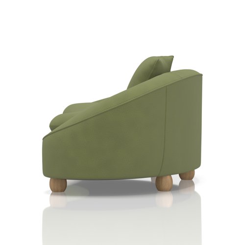 Mimi 3 Seater Curved Sofa In Capri - Beetle