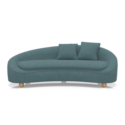 Mimi 3 Seater Curved Sofa In Capri - Daydream