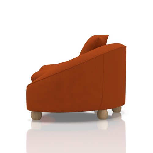 Mimi 3 Seater Curved Sofa In Capri - Sahara