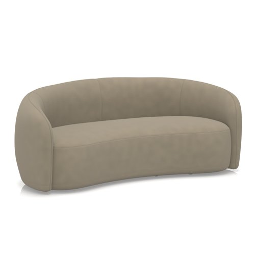 Phoebe Curved Sofa In Capri - Otter