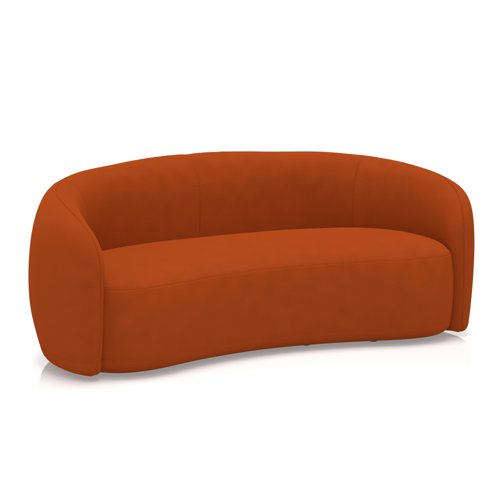 Phoebe Curved Sofa In Capri - Sahara