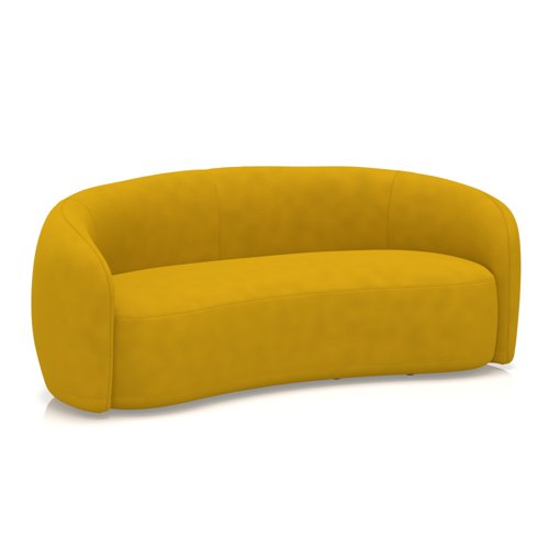 Phoebe Curved Sofa In Capri - Sunburst