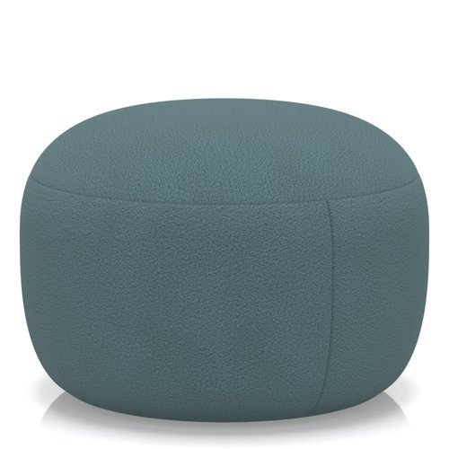 Phoebe Footstool In Capri - Daydream