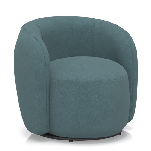 Phoebe Swivel Accent Chair In Capri - Daydream