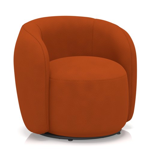 Phoebe Swivel Accent Chair In Capri - Sahara