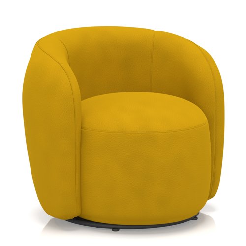 Phoebe Swivel Accent Chair In Capri - Sunburst