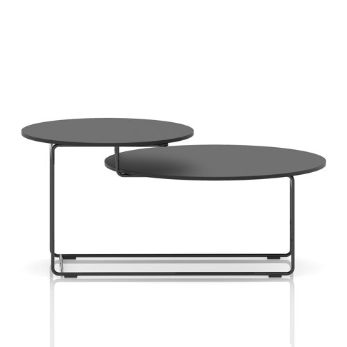 Solstice Coffee Table Black Top Black Frame